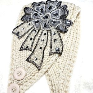 Women's Cold Weather Knit Headbands Embellished